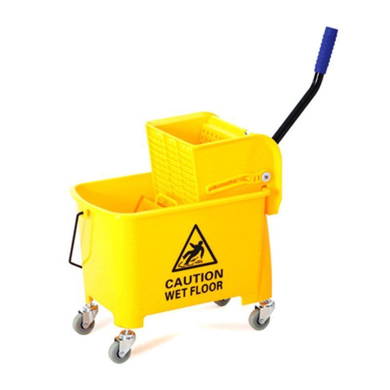 Ведро для уборки с отжимом желтое коммерческое (арт. 25-5085913)