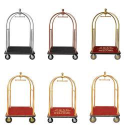 Тележка для багажа складная стальная отельная люкс (арт. 25-5085967)