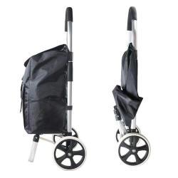 Тележка складная для покупок на 6 колесах с алюминиевой рамой (арт. 25-5085988)