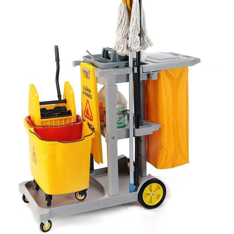 Тележка пластиковая универсальная с мешком для мусора (арт. 25-5085994)