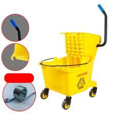 Тележка уборочная пластиковая с ведром для отжима (арт. 25-5085997)