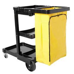 Тележка пластиковая складная для уборки в отеле (арт. 25-5086019)