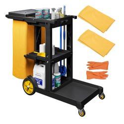 Тележка пластиковая складная для уборки в отеле (арт. 25-5086019)