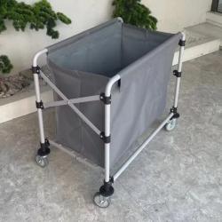Тележка для белья пластиковая хозяйственная большая (арт. 25-5086024)