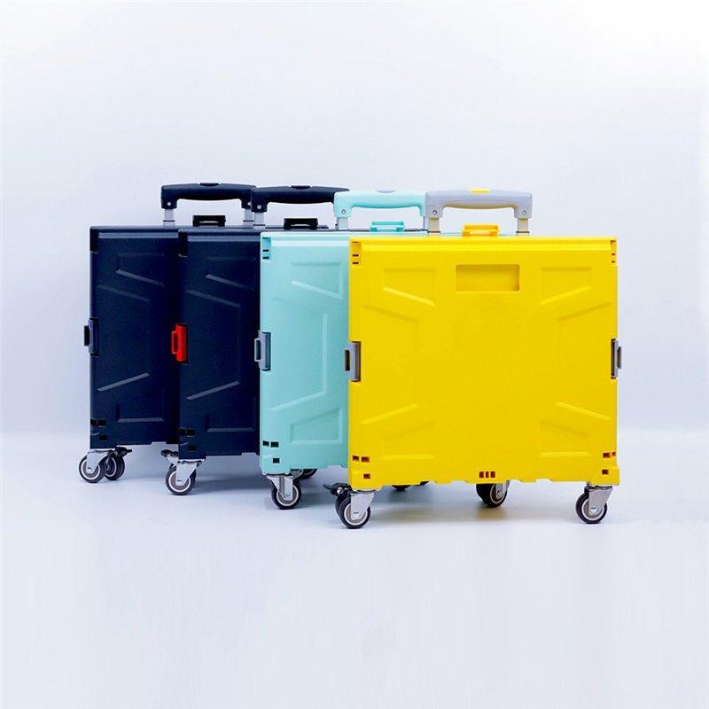 Тележка складная пластиковая 6-колесная мини портативная (арт. 25-5086037)