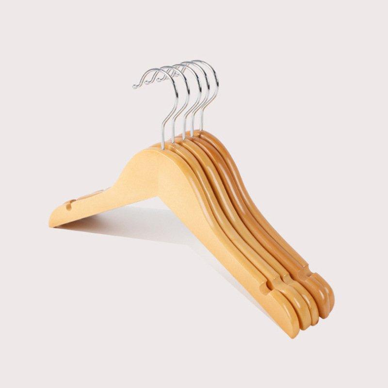 Вешалка деревянная круглая натуральная коричневая для одежды (арт. 25-5086041)