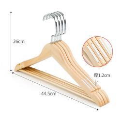 Вешалка деревянная круглая натурально-коричневая для одежды (арт. 25-5086048)