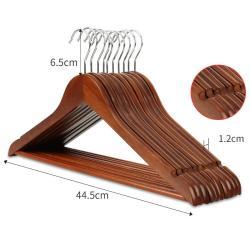 Вешалка деревянная круглая натурально-коричневая для одежды (арт. 25-5086048)