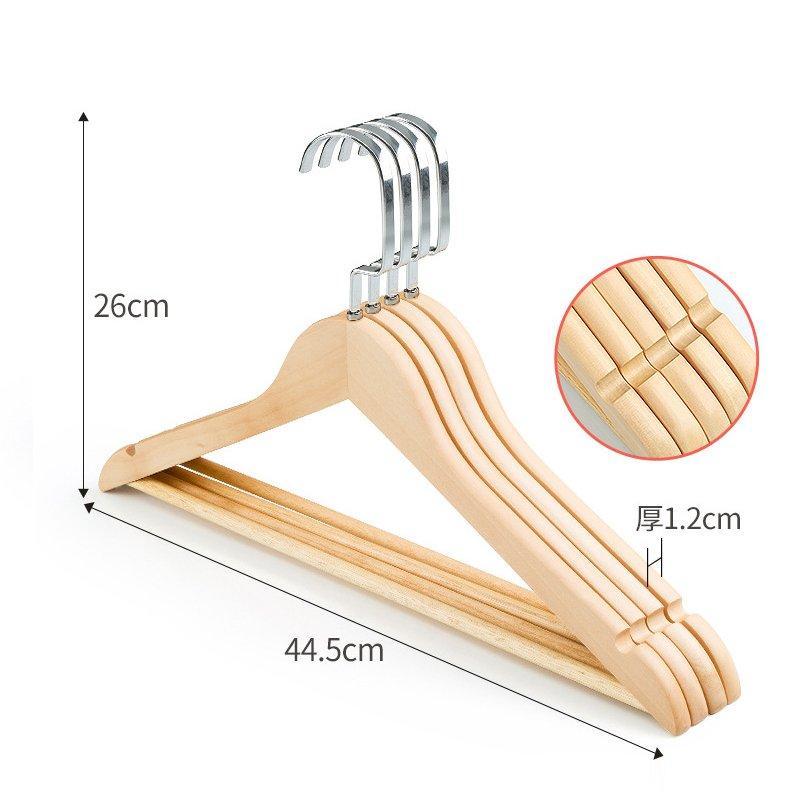 Вешалки деревянные с широкими плечиками для одежды (арт. 25-5086050)