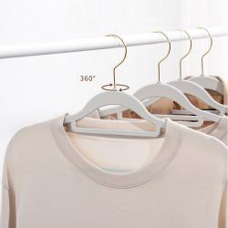 Вешалка деревянная круглая натурально-коричневая для одежды (арт. 25-5086060)