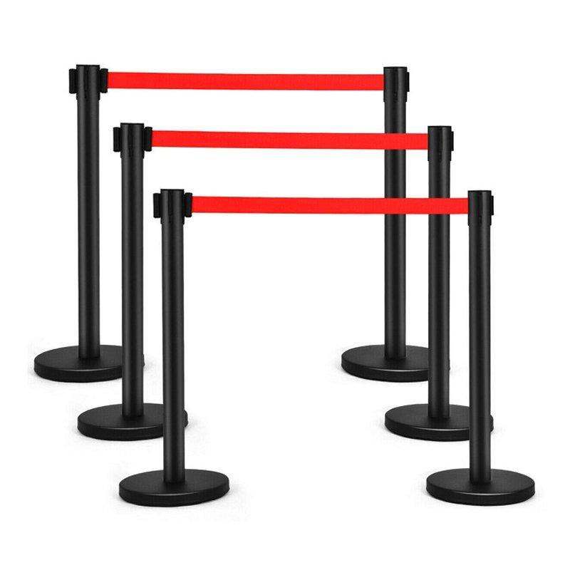 Стойка барьерная с выдвижным ремнем для контроля толпы (арт. 25-5086105)