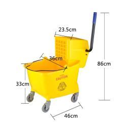 Ведро для отжима пластиковое с отжимом для швабры (арт. 25-5086203)