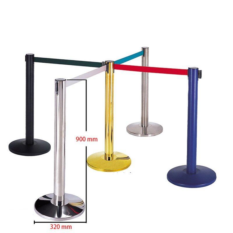 Ограждение для очереди из нержавеющей стали с лентой (арт. 25-5086204)