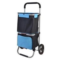 Тележка складная компактная с колесами для покупок (арт. 25-5086207)