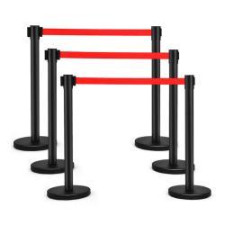 Стойка ограждения с выдвижным ремнем для контроля очереди (арт. 25-5086220)