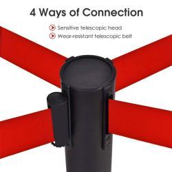 Стойка ограждения с выдвижным ремнем для контроля очереди (арт. 25-5086220)