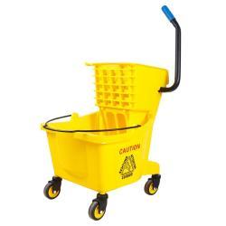 Тележка уборочная пластиковая с ведром и отжимом для отеля (арт. 25-5086224)