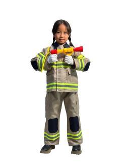 Костюм пожарного детский оранжевый для мальчиков Хэллоуин (арт. 25-5086344)