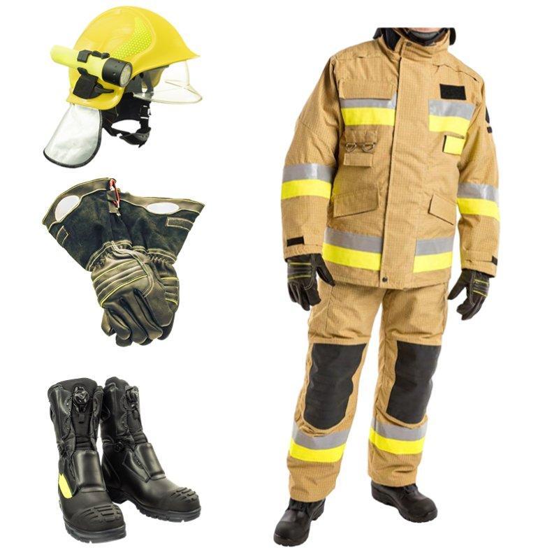 Костюм пожарного стандарт CE EN469 4 слоя арамид (арт. 25-5086383)