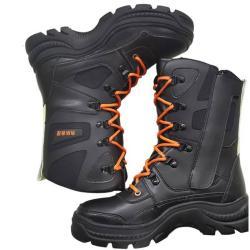 Сапоги пожарные кожаные черные высококачественные (арт. 25-5086442)