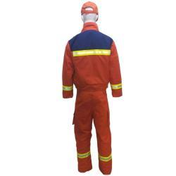 Костюм огнеупорный арамидный оранжевый для пожарных (арт. 25-5086638)