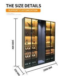 Стеллаж для вина деревянный настенный большой (арт. 25-19080024)