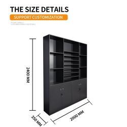 Шкаф для вина черный с полками для хранения (арт. 25-19080034)