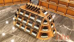 Стеллаж для вина с полками для магазина (арт. 25-19080056)