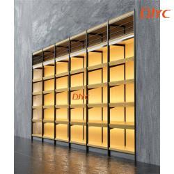 Стеллаж деревянный односторонний с LED подсветкой для вина (арт. 25-19080066)