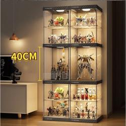 Полка для фигурок аниме пылезащитная стеклянная акриловая (арт. 25-19080071)