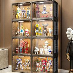 Шкаф-витрина для игрушек прозрачный с украшениями (арт. 25-19080074)