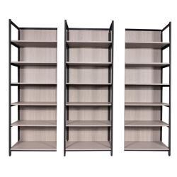 Стеллаж для магазина деревянный металлический легкий (арт. 25-19080083)