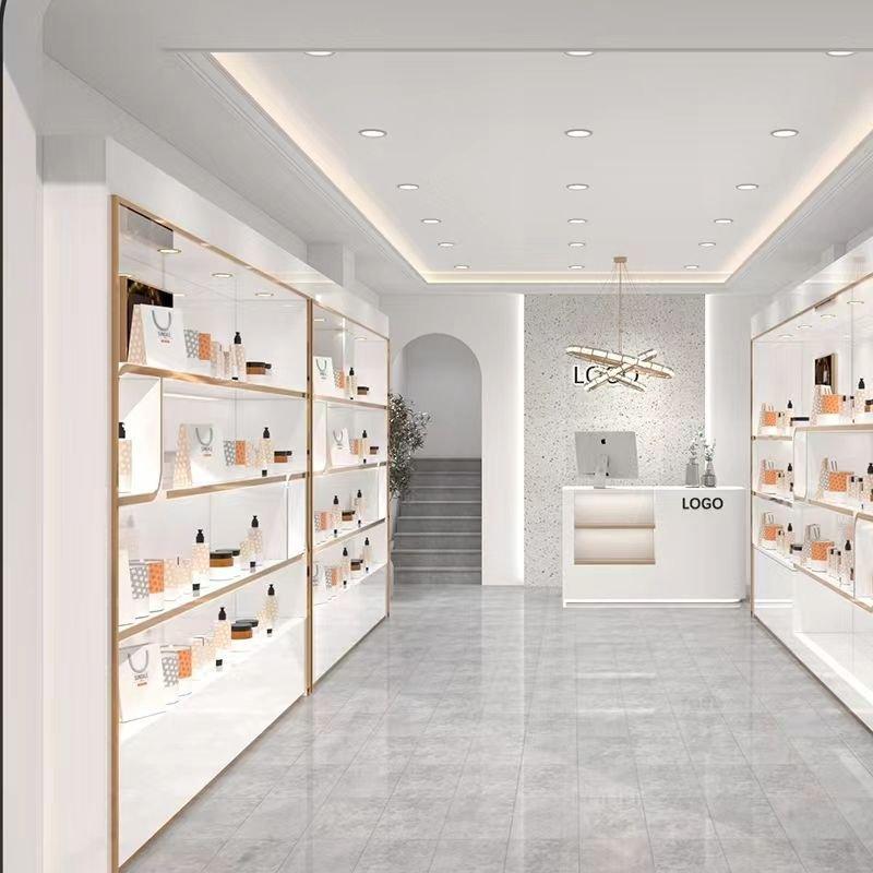 Стойка для косметики напольная картонная островная (арт. 25-19080110)