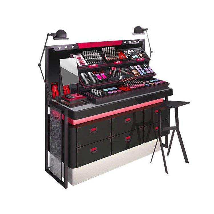 Полка для косметики с зеркалом и дисплеем для макияжа (арт. 25-19080121)