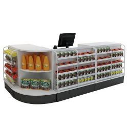 Стойка кассира с углом для магазина и кафе (арт. 25-19080143)