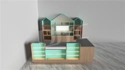 Стеллаж для товаров матери и ребенка с полками для ухода за малышом (арт. 25-19080151)