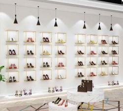 Стеллаж для сумок и обуви из металла и МДФ, 3-5 ярусов (арт. 25-19080152)