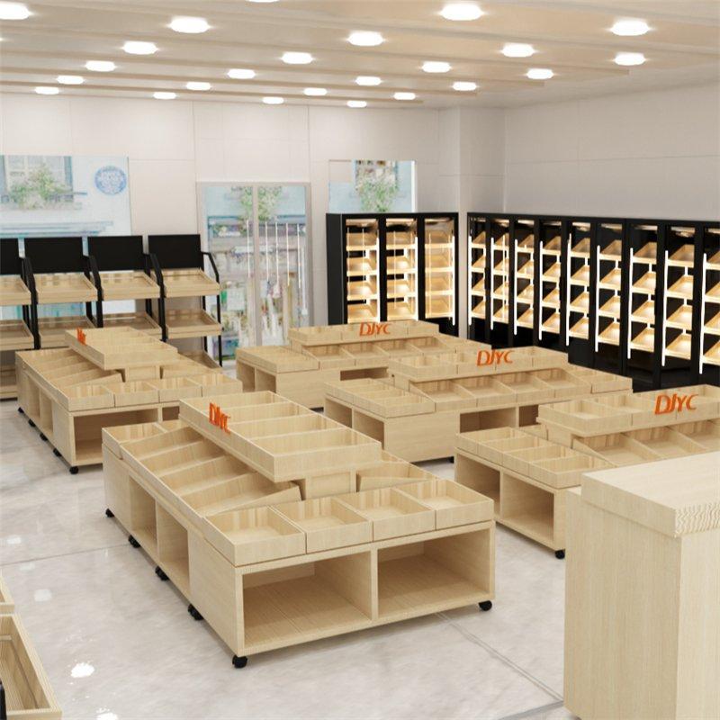 Полка для овощей и фруктов с деревянным декором (арт. 25-19080153)