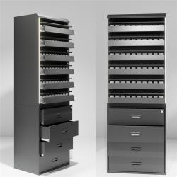 Шкаф витрина для табака с акриловыми толкателями (арт. 25-19080158)