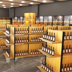 Стеллаж для вина настенный металлический LED (арт. 25-19080162)