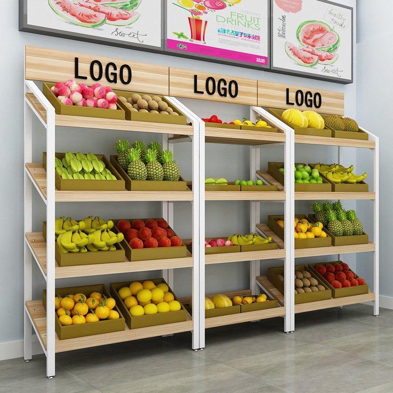 Стеллаж для фруктов и вина из стали и дерева (арт. 25-19080172)