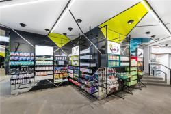 Стойка для аптеки с полками и витриной на заказ (арт. 25-19080186)