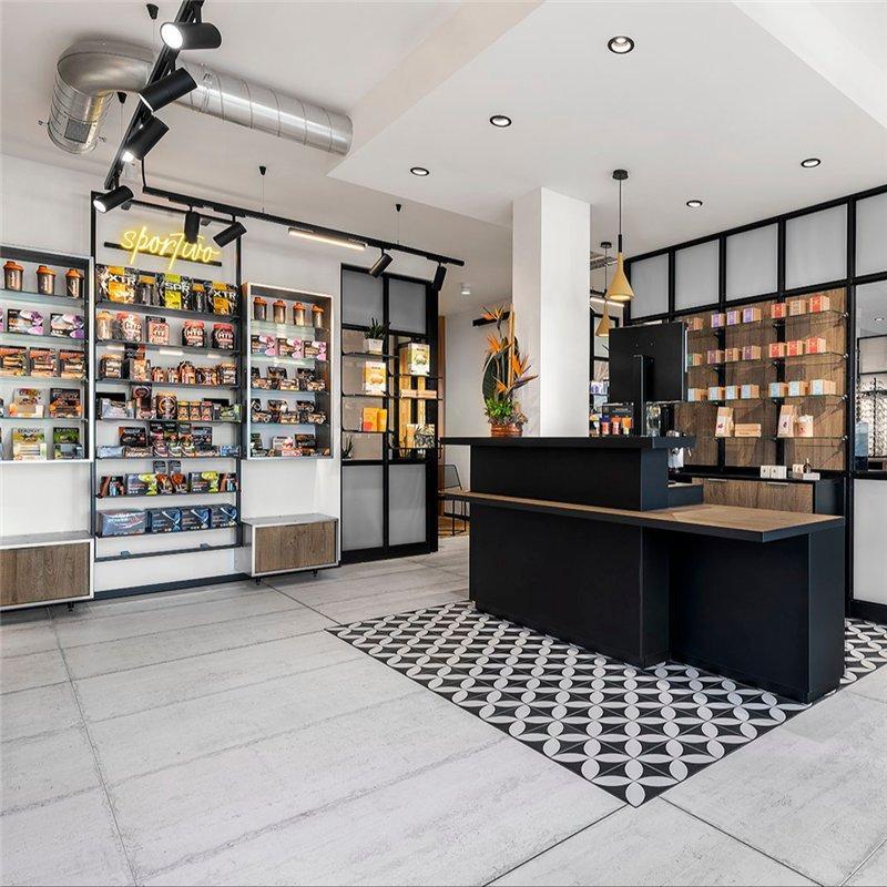 Мебель для аптеки с витриной и стойкой (арт. 25-19080187)