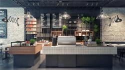 Мебель для кофеен: современные столы и стулья, мраморные стойки (арт. 25-19080193)