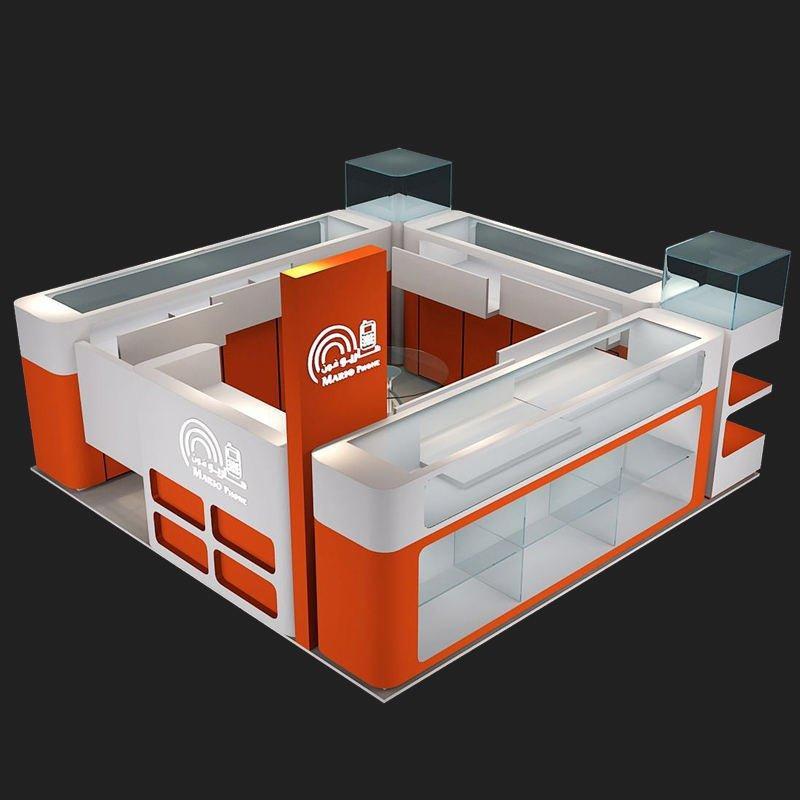 Киоск для ремонта телефонов и аксессуаров с витриной (арт. 25-19080208)