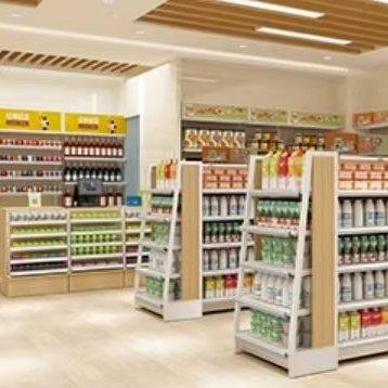 Услуга дизайна интерьера аптеки с полками и кассой (арт. 25-19080217)