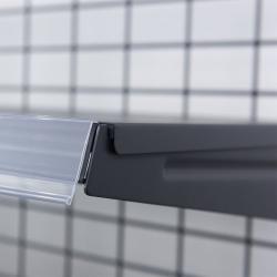 Стеллаж металлический для супермаркета с сетчатой задней панелью (арт. 25-19080221)