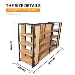 Стеллажи для магазина с полками и настройкой размеров (арт. 25-19080246)