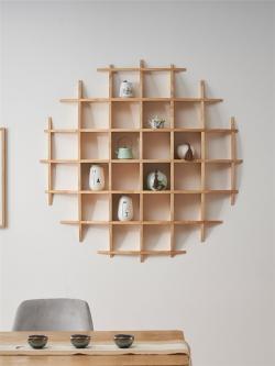 Полка настенная деревянная для чая и декора (арт. 25-19080262)