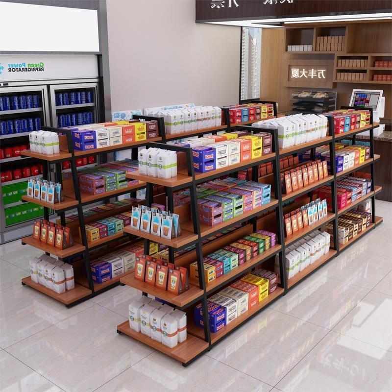 Двусторонний стеллаж для магазина с полками Гондола (арт. 25-19080270)